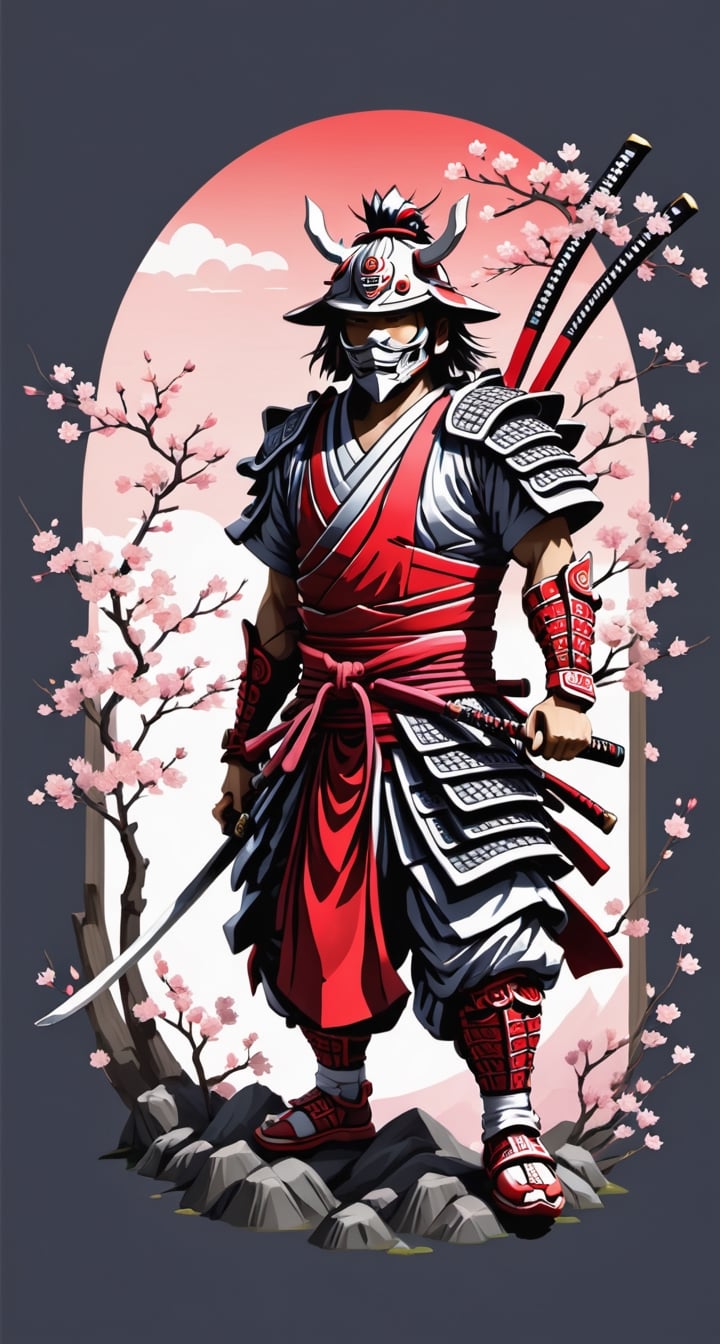 Ancient Samurai 3D Game Character Model**: Embrace the way of the samurai in feudal Japan, featuring traditional weaponry and cherry blossom landscapes.
,Leonardo Style,Monster,tshirt design