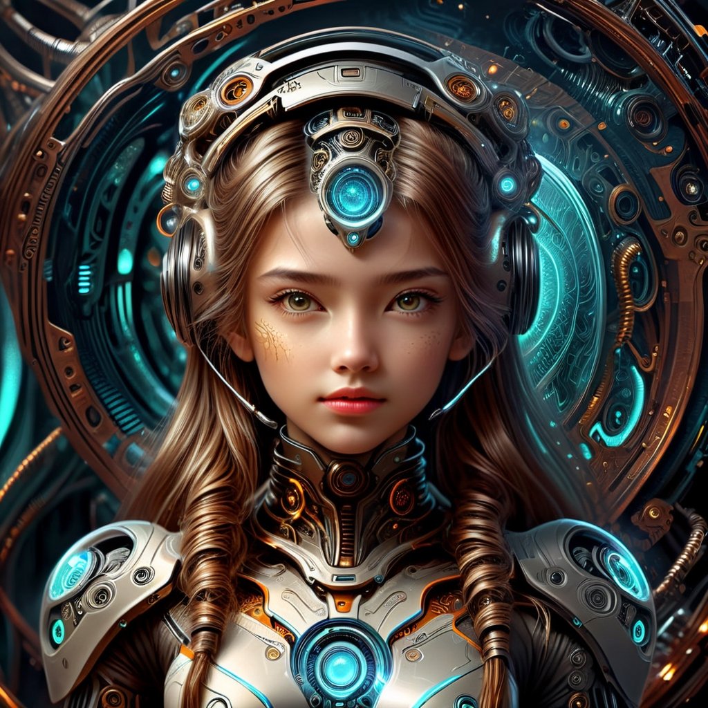 Biomechanical style with a girl - blend of organic and mechanical elements, futuristic, cybernetic, detailed, intricate.
,pencil sketch,DonMASKTexXL ,DonMCyb3rN3cr0XL ,vector art illustration