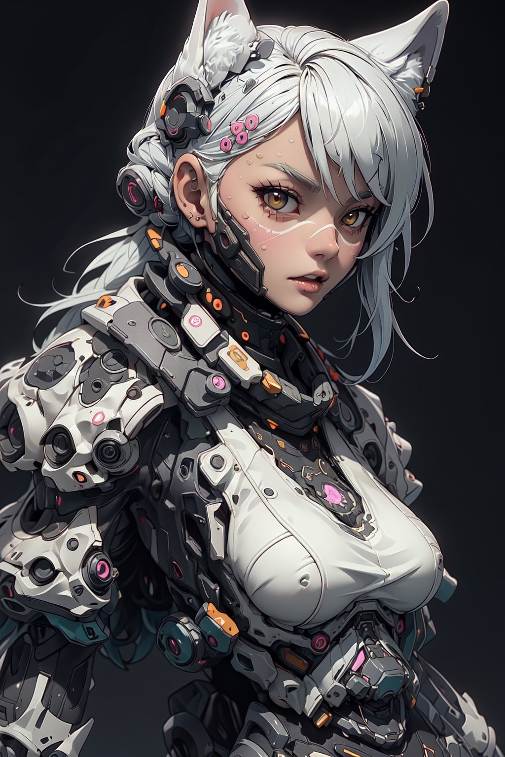 highres, masterpiece, perfect lighting, bloom, cinematic lighting, adult, perfect skin, female, looking at viewer, ahegao, plaguemarine, armor, power armor, skull, slime, add details:1.3,nijilorawolf