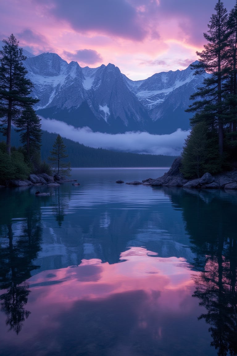 masterpiece, best quality, aesthetic, serene lakes,noc-fantasy