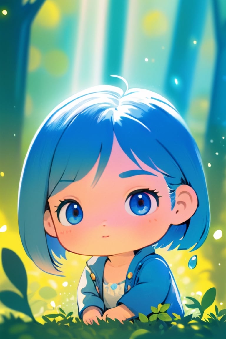 masterpiece, best quality, highres, 1_girl,high quality illustration, (1girl:1.6),BREAKLush Square, Lush Exploration,Premium Generosity,BREAKanalog film, grainy textures, warm tones, nostalgic atmosphere, organic imperfections, classic charm, timeless aesthetics , Line Chibi azul, bokeh