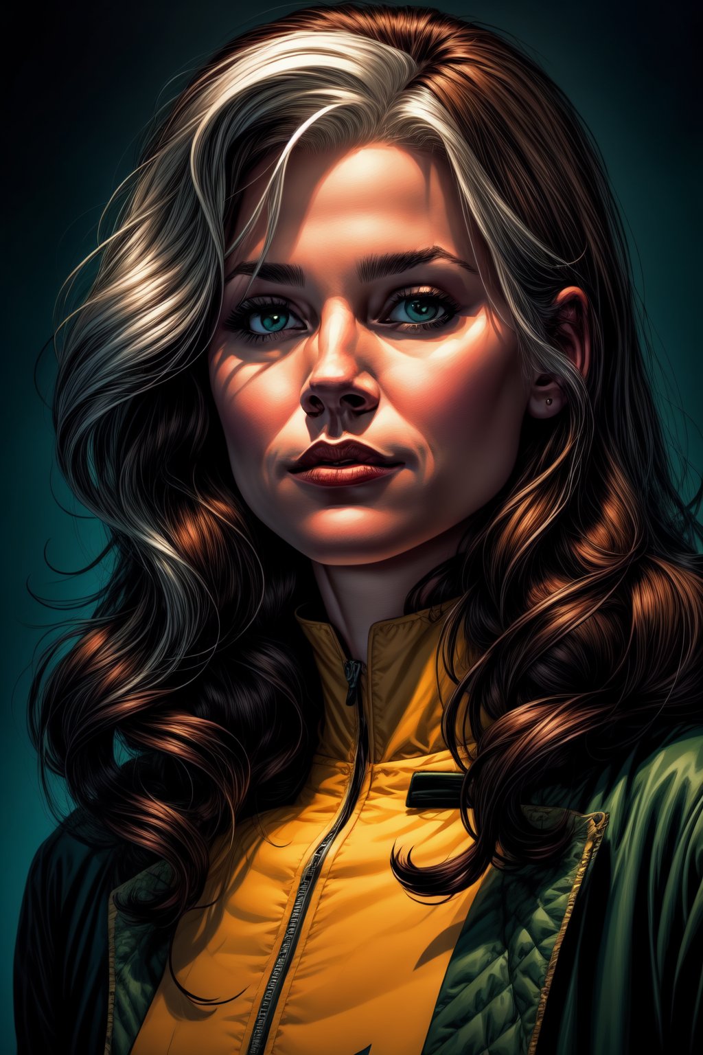 Rogue portrait by martin ansin Warm lighting, intricately detailed, 8k, perfect shading, perfect detail, perfect colors