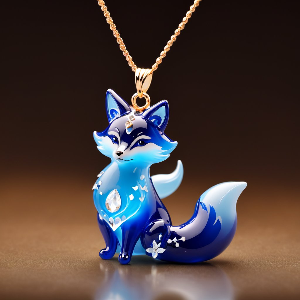 Spirit Fox Pendant,masterpiece,best quality,8k,cg,