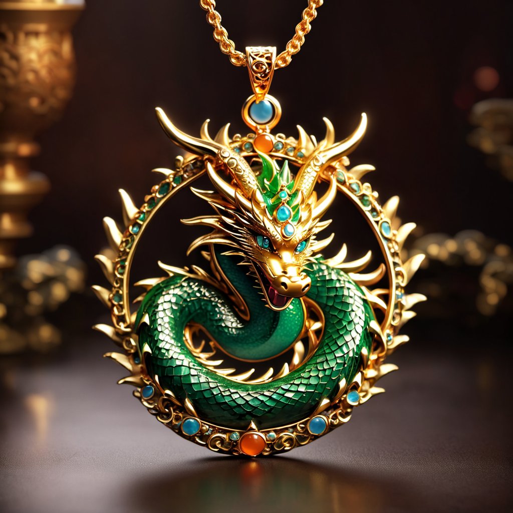 Holy Dragon Pendant,masterpiece,best quality,8k,cg,