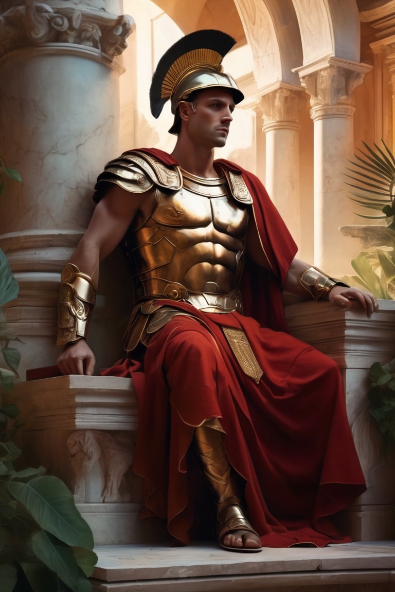 (masterpiece), (extremely intricate), fantasy, (((hyperrealistic, 4K, Ancient Rome),

(Image Julia Agrippina the Younger &  prefect of the Praetorian Guard, in the Roman Palace, sitting in the Garden)
Full body)

(computer graphics by Þórarinn B. Þorláksson, cgsociety, fantasy art, masculine, 2d game art, majestic)


(((colorful Romans clothing, intricate details on clothing))), 

(perfect composition:1.4), aspect ratio 1:1, beach, deviantart hd, art station hd, concept art, detailed face and body, award-winning photography, margins, detailed face, professional oil painting by Ed Blinkey, Atey Ghailan, Jeremy Mann, Greg
