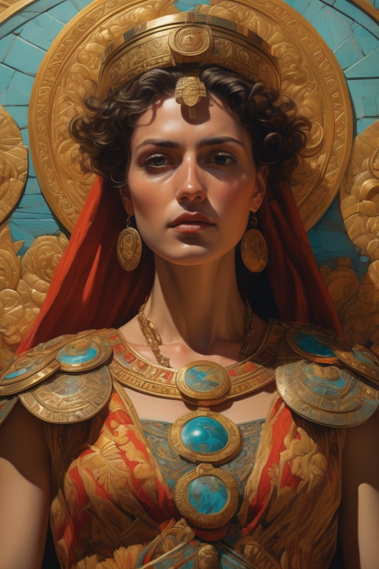 (masterpiece), (extremely intricate), fantasy, ((hyperrealistic, 4K, Ancient Roman),
(Showcase Hadrian's political moderation and fairness in a regal setting, with symbols of equity and justice.)),
(((colorful clothing, intricate details on clothing))), (perfect composition:1.4), aspect ratio 1:1, beach, deviantart hd, artstation hd, concept art, detailed face and body, award-winning photography, margins, detailed face, professional oil painting by Ed Blinkey, Atey Ghailan, Jeremy Mann, Greg