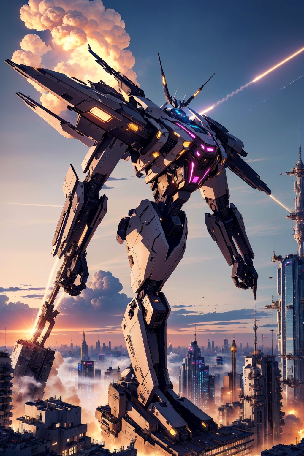 Mass destruction weapon over a city, (bio-tech, living mechine, bio mechine(
(masterpiece), high detail, (best quality), (ultra detailed), (8k, 4k, intricate), (detailed), (high resolution),