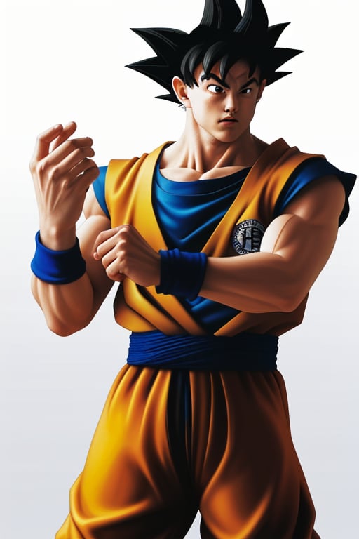 upper view, high_resolution, ,son goku