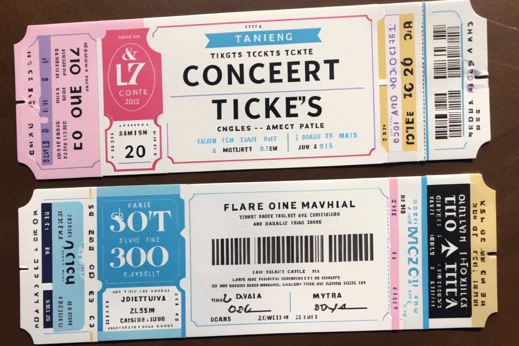 concert tickets