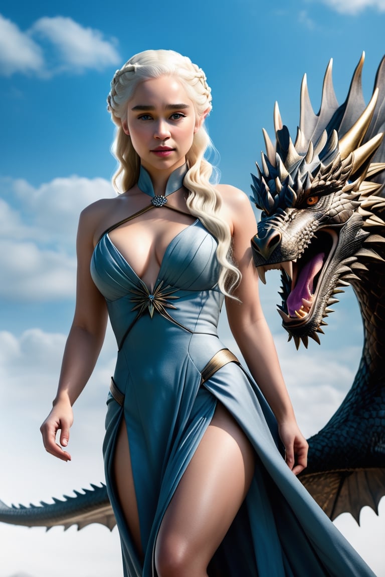 ("Daenerys Targaryen"), Full Body, uses high-speed photography for a surreal photorealistic style, professional quality color grading studio lighting, edge lighting, layered compositions, and shot with an EOS-1D Mark III. Publish on 500px, Behance, and (consider concept art."), Photorealistic Images, High Speed Photography, Surrealism, White Background, Clean Background, Minimalist, Cuware, Advertising Signs, Professional Grade Color Grading, Studio Lighting, Edge Lights, Layered Comps, EOS-1D X Mark III, 500px, (Behance, Concept Art), real photo, 3D Rendering