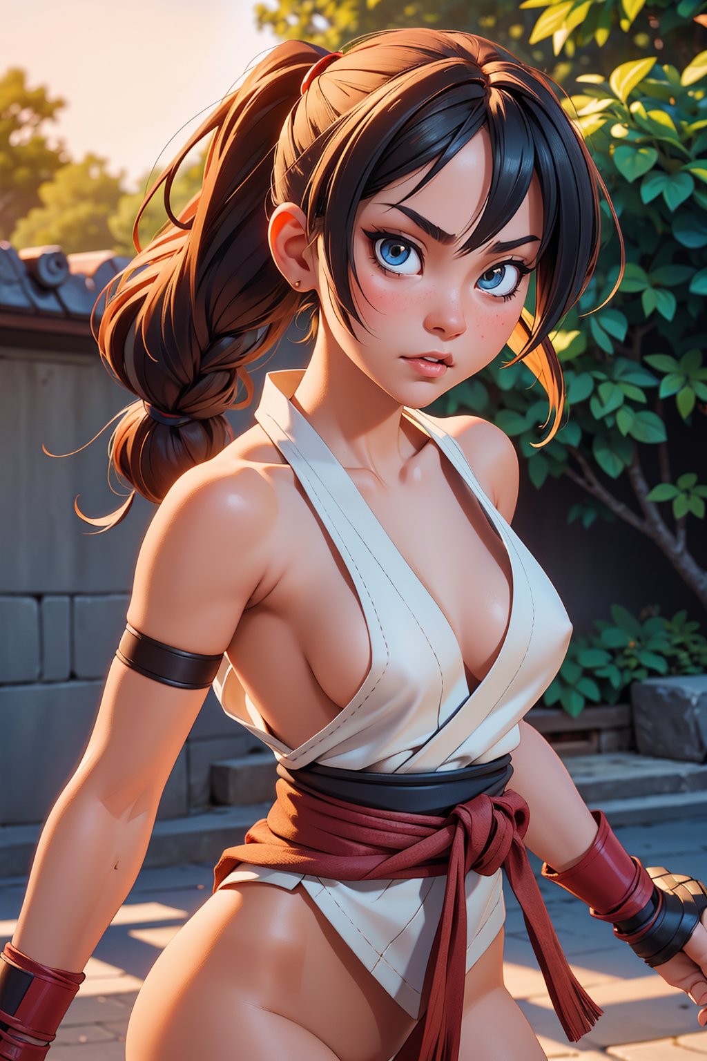 Japanese Cartoon Girls Naked - Fighting Girl Street fighter S | image created by Neo2ryu | Tensor.Art