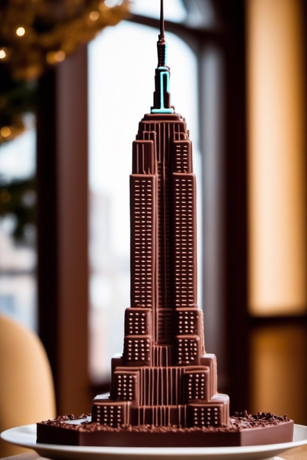 empire state building in chocolate