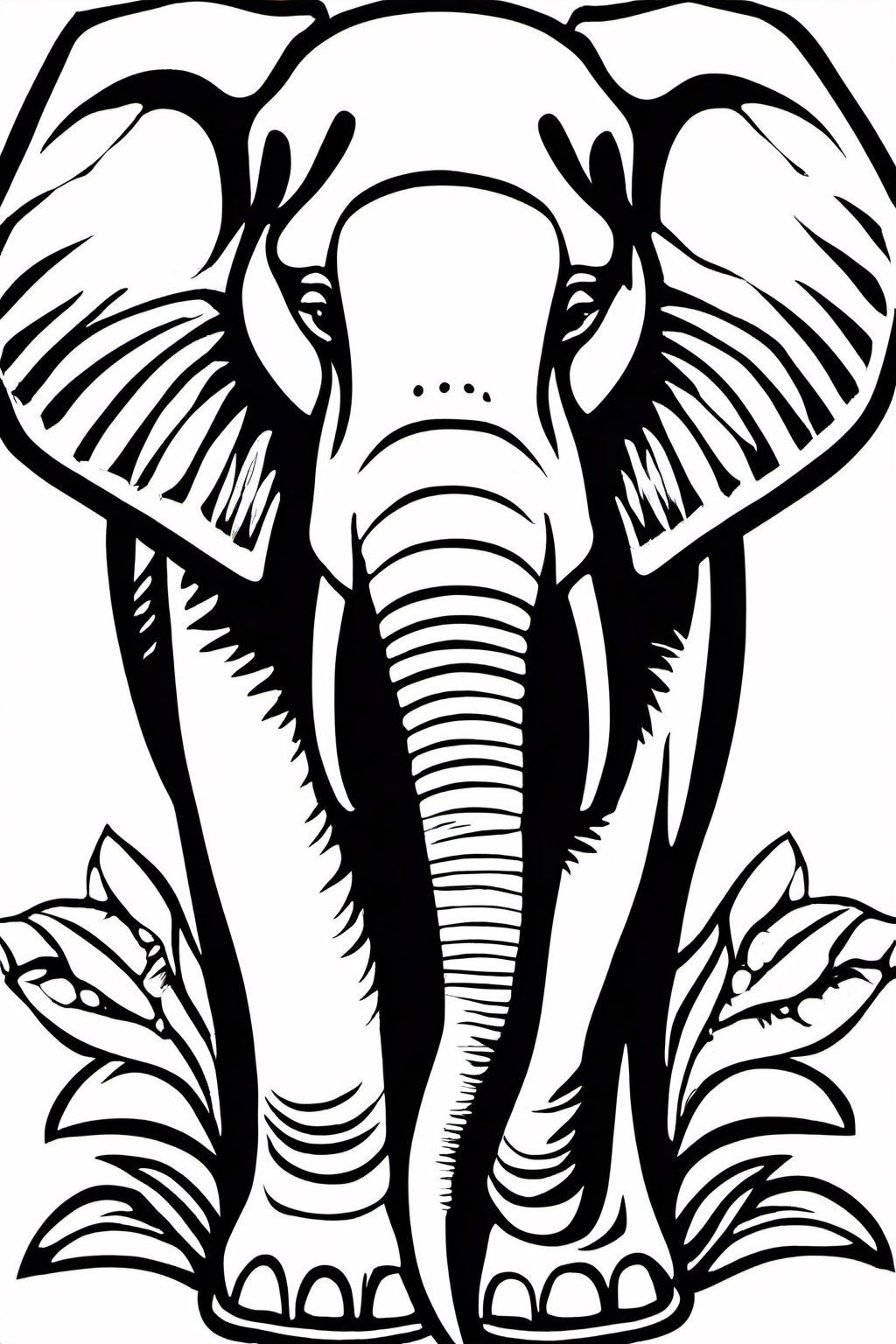 elephant,ColoringBookAF