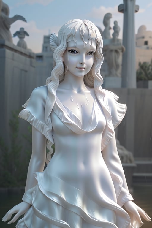 ((extremely detailed CG unity 8k wallpaper),(best quality),(ultra-detailed),(best illustration),(best shadow))

((an extremely delicate and beautiful child))

(((dynamic angle),(floating),(solo),(palestinian1girl),(long wavy curly hair),(expressionless))

(((white idol dress),(anglesailor dress),(wet clothes),(silk shawl),(frills))

(((beautiful detailed eyes),(detailed light),(feather),(nature),(sunlight),(river),(forest))

(((destroyedland))

((beautiful and delicate water),(painting),(sketch),(bloom),(shine))