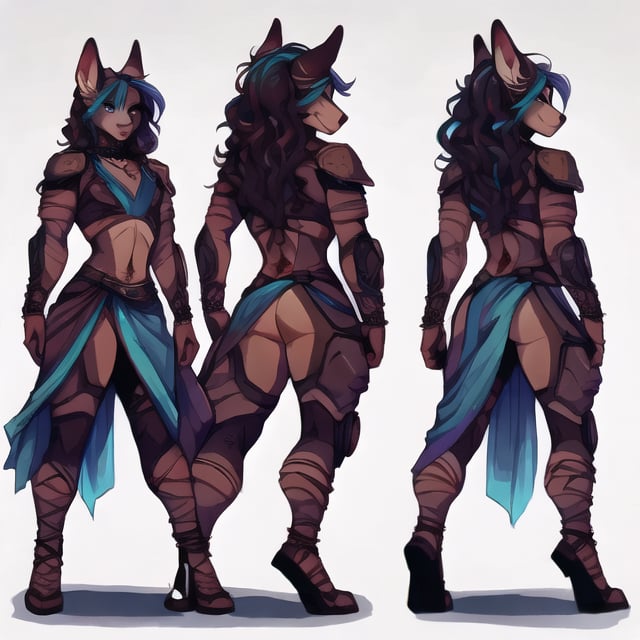 (CharacterSheet:1t),cyborg, male,black_fox,ancient_roman, lavender_hair, blue_eyes, anthromorph, high_resolution, digital_art, cute_fang, golden_jewelry, messy_hair, beefcake, (multiple views, full body, upper body, reference sheet:1), back view, front view,(white background, simple background:1.2),(dynamic_pose:1.2),(masterpiece:1.2), (best quality, highest quality), (ultra detailed), (8k, 4k, intricate), (50mm), (highly detailed:1.2),(detailed face:1.2), detailed_eyes,(gradients),(ambient light:1.3),(cinematic composition:1.3),(HDR:1),Accent Lighting,extremely detailed,original, highres,(perfect_anatomy:1.2),  ,Saree,ActionFigureQuiron style,AliceWonderlandWaifu