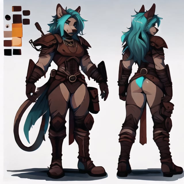 (CharacterSheet:1t),peg_leg, steampunk, male, armor, black_fox, ancient_roman, aqua_hair, blue_eyes, anthromorph, high_resolution, digital_art, cute_fang, golden_jewelry, messy_hair, beefcake, (multiple views, full body, upper body, reference sheet:1), back view, front view,(white background, simple background:1.2),(dynamic_pose:1.2),(masterpiece:1.2), (best quality, highest quality), (ultra detailed), (8k, 4k, intricate), (50mm), (highly detailed:1.2),(detailed face:1.2), detailed_eyes,(gradients),(ambient light:1.3),(cinematic composition:1.3),(HDR:1),Accent Lighting,extremely detailed,original, highres,(perfect_anatomy:1.2),SZ_4po enviroment