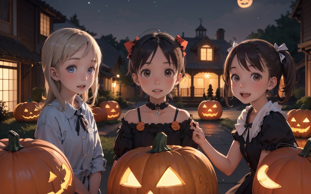 4girls, immatsuri | immiu | imchika | imana
Holloween, ghosts, pumpkin