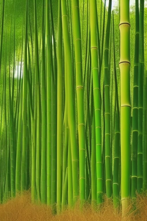 A BEAUTIFUL BAMBOO GARDEN OF JAPAN