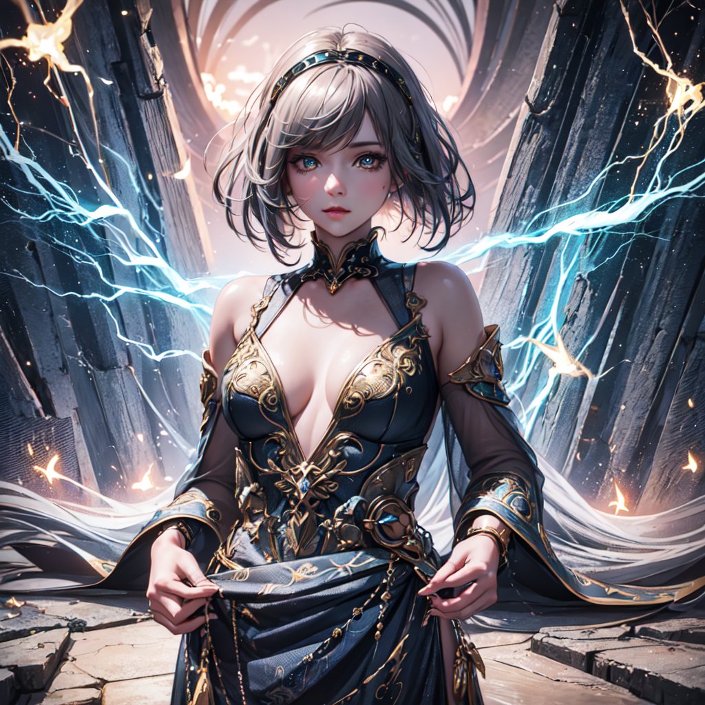 (abstract art:1.4), masterpiece, highest quality, amazing details, extremely intricate, beautiful, gorgeous, visually stunning, award-winning art, 1girl, lightning mage, electricity, glowing eyes, glowing body, lightning sparks
