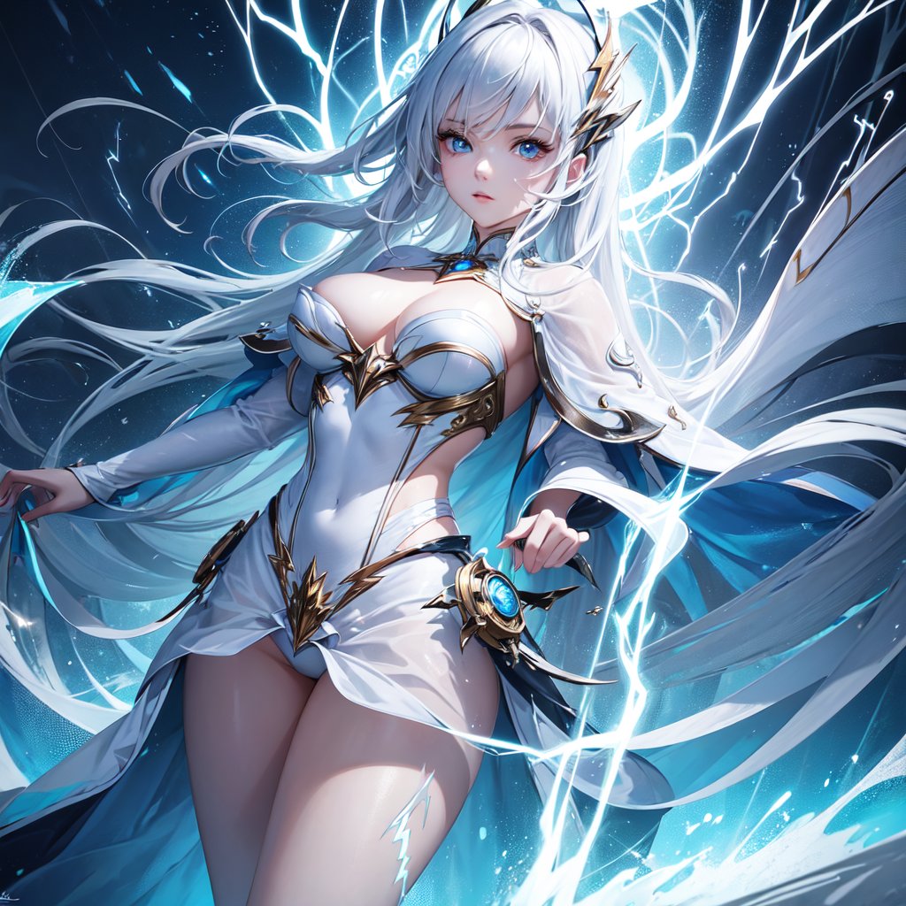 (abstract art:1.4), masterpiece, highest quality, amazing details, extremely intricate, beautiful, gorgeous, visually stunning, award-winning art, 1girl, lightning mage, electricity, glowing eyes, glowing body, lightning sparks
