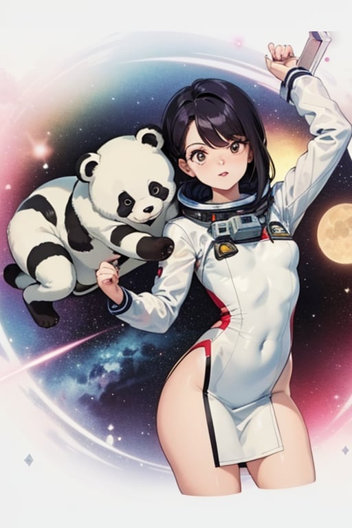 Astronauta preguiça dos desenhos animados com uma caixa de ferramentas e óculos de sol, espaço completo, Retrato do cosmonauta ouriço, preguiça antropomórfica, Um panda no espaço, em traje espacial, preguiça antropomórfico, vestido com traje espacial, Lontra antropomórfica no traje, preguiça vestido de cientista, usa um traje espacial, cara preguiça em um jaleco de laboratório, lineart bem definida