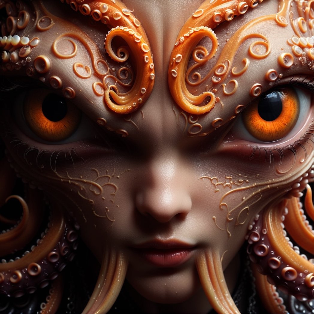 contemplators, (((giant eye with tentacles:1.9))), mythological, tentacles, (((orange_skin:1.9))), sci-fi:1.9, demon, creature, (full body:1.9), standing, fantasy:1.9, front view, unreal, epic fantasy background.

by Greg Rutkowski, artgerm, Greg Hildebrandt, and Mark Brooks, full body, Full length view, PNG image format, sharp lines and borders, solid blocks of colors, over 300ppp dots per inch, 32k ultra high definition, 530MP, Fujifilm XT3, cinematographic, (photorealistic:1.6), 4D, High definition RAW color professional photos, photo, masterpiece, realistic, ProRAW, realism, photorealism, high contrast, digital art trending on Artstation ultra high definition detailed realistic, detailed, skin texture, hyper detailed, realistic skin texture, facial features, armature, best quality, ultra high res, high resolution, detailed, raw photo, sharp re, lens rich colors hyper realistic lifelike texture dramatic lighting unrealengine trending, ultra sharp, pictorial technique, (sharpness, definition and photographic precision), (contrast, depth and harmonious light details), (features, proportions, colors and textures at their highest degree of realism), (blur background, clean and uncluttered visual aesthetics, sense of depth and dimension, professional and polished look of the image), work of beauty and complexity. perfectly symmetrical body.
(aesthetic + beautiful + harmonic:1.5), (ultra detailed face, ultra detailed eyes, ultra detailed mouth, ultra detailed body, ultra detailed hands, ultra detailed clothes, ultra detailed background, ultra detailed scenery:1.5),

3d_toon_xl:0.8, JuggerCineXL2:0.9, detail_master_XL:0.9, detailmaster2.0:0.9, perfecteyes-000007:1.3,Leonardo Style,PhotoReal_Detail_Enhancer_V2:0.2,add_more_color:0.8,comic book,Movie Still, ,dragon_h,DonMD4rk3lv3sXL,LegendDarkFantasy,monster,DonMD3m0nXL 