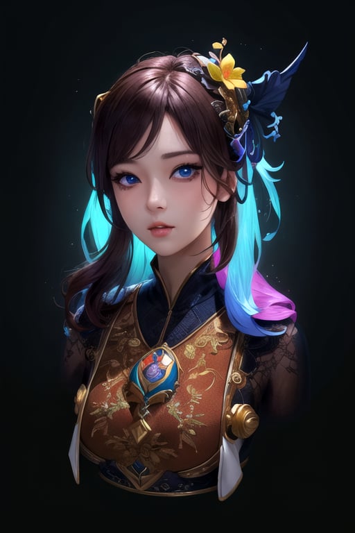 masterpiece, best quality, 1girl, colorful, finely detailed beautiful eyes and detailed face, bust shot,
extremely detailed CG unity 8k wallpaper