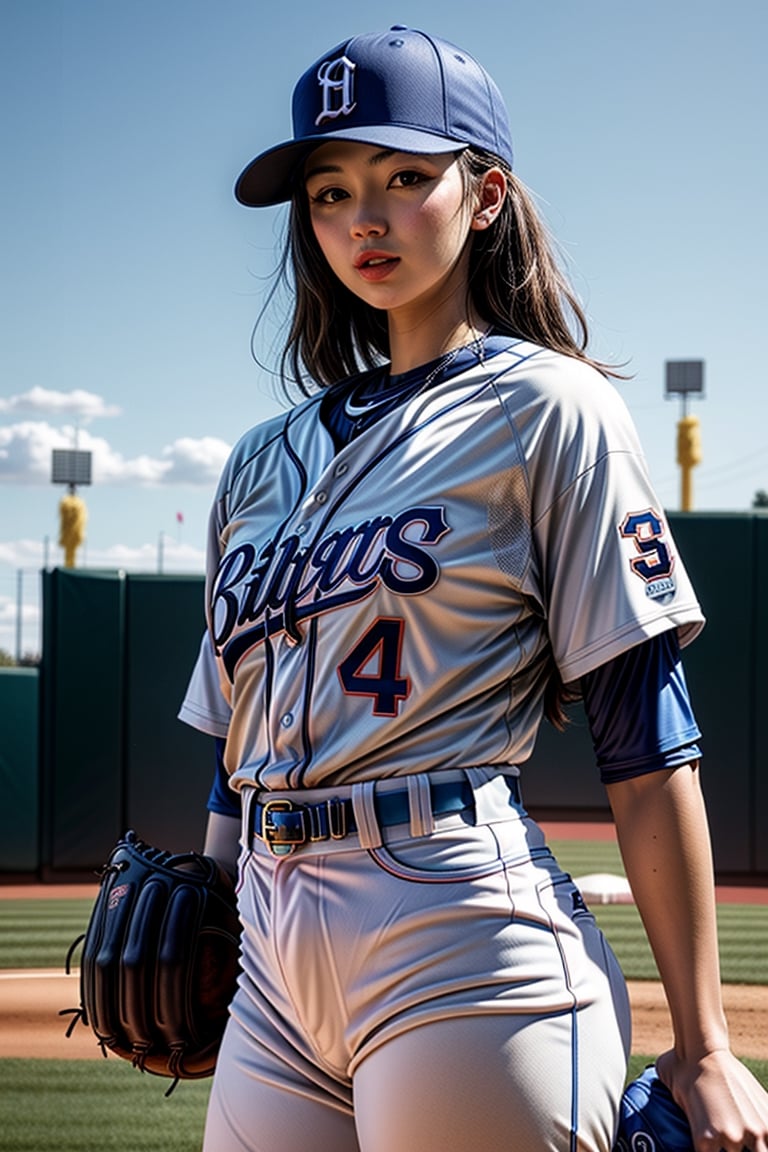 A Baseball Woman as the pitcher

,Realism