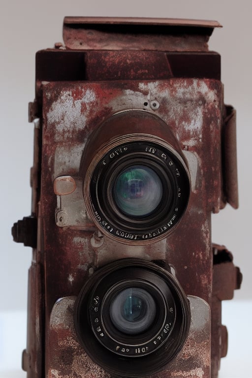 old rusted camera