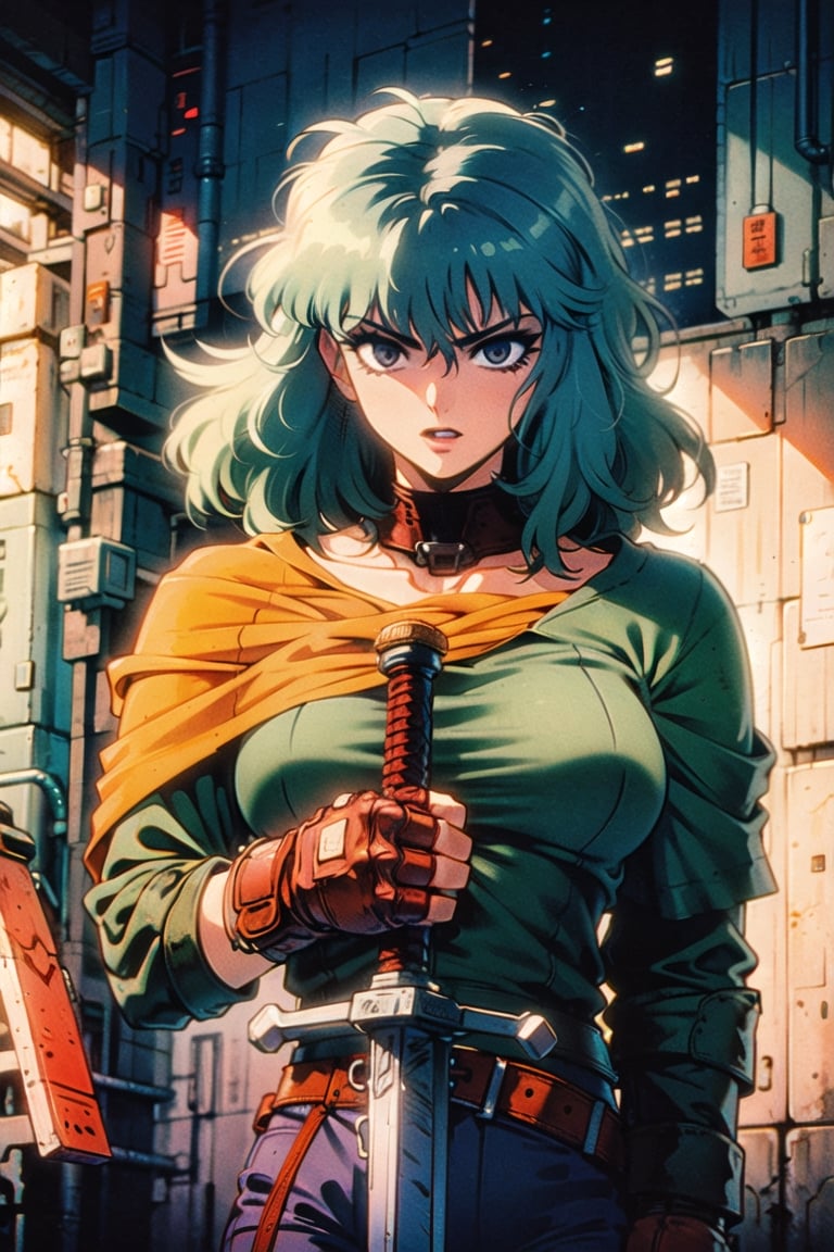 a woman with blue hair holding a sword, portrait knights of zodiac girl, berserk art style, griffith from berserk, from berserk, vincent di fate nausicaa, griffith, manara, knights of zodiac girl, tsutomu nihei art, berserk style, in berserk manga, 8 0 s anime art style, portrait of a female anime hero
