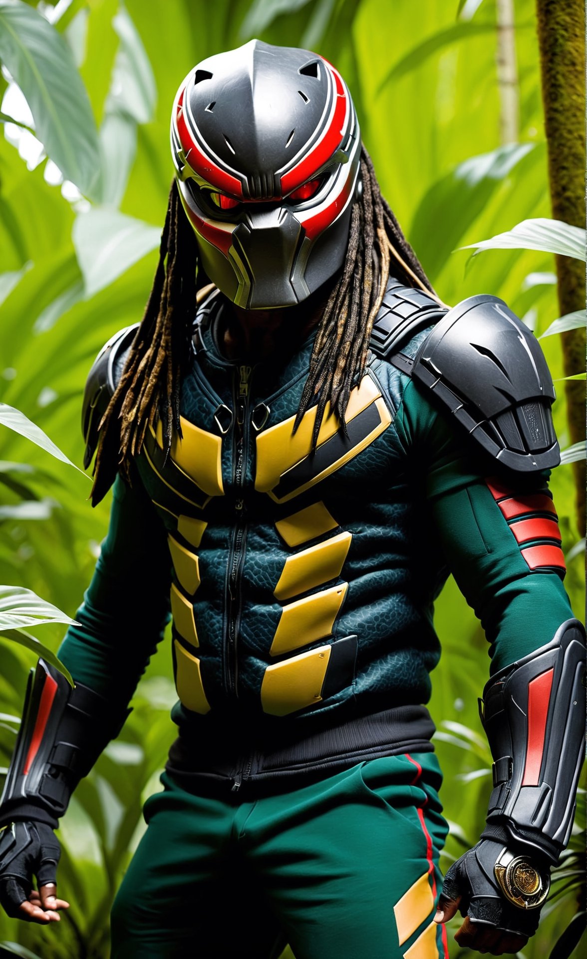 This is no ordinary predator; this is a hunter unlike any other, a fearsome force to be reckoned with even in the most unlikely of attire. In the heart of the jungle, the predator in the tracksuit reigns supreme, a silent and deadly guardian of its domain.