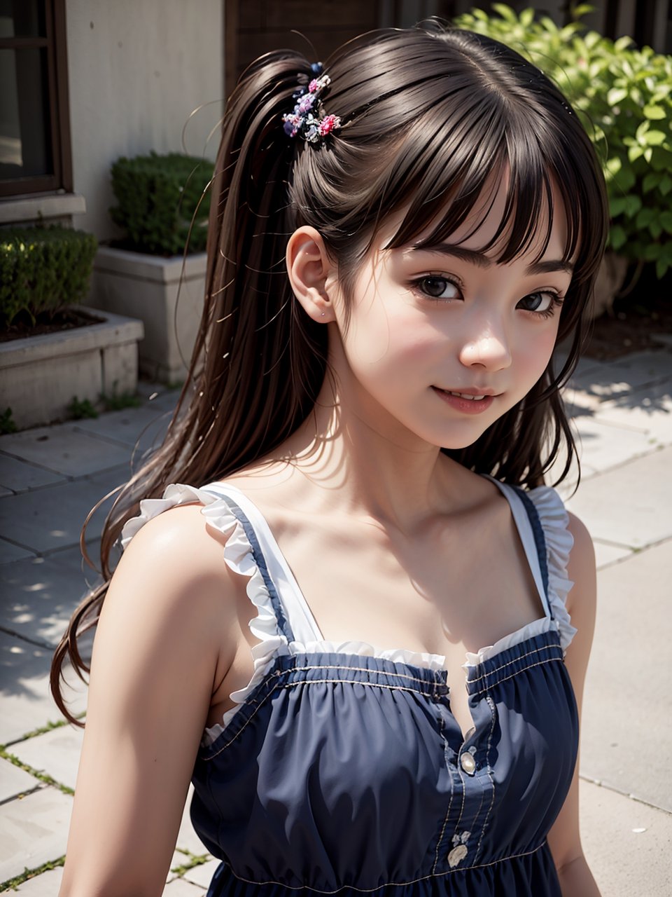 (best quality, masterpiece:1.2),ultra detailed,(photo realistic:1.4),twin tail hair,little girl,beautiful_lolita_girl,lite smile