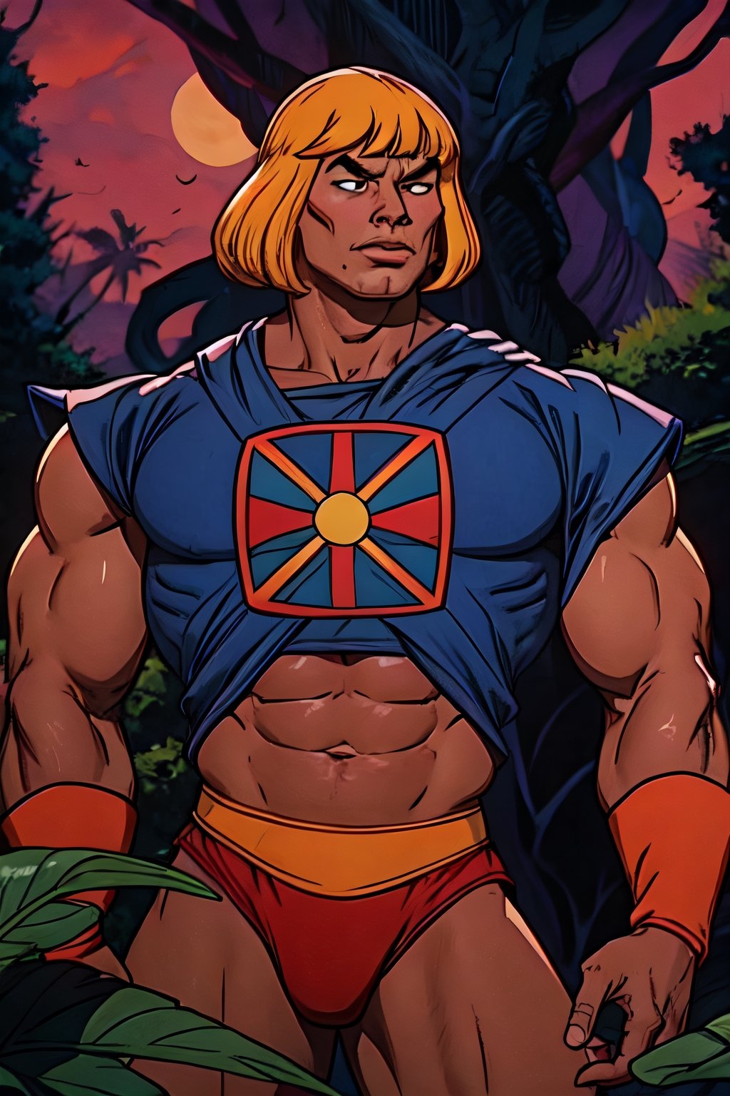 belly belly_button blush dark-skinned_female dark_skin he-man_and_the_masters_of_the_universe_(2021) looking_away masters_of_the_universe masters_of_the_universe_(2021) sorceress_(he-man_and_the_masters_of_the_universe_2021) teela teela_(he-man_and_the_masters_of_the_universe_2021)