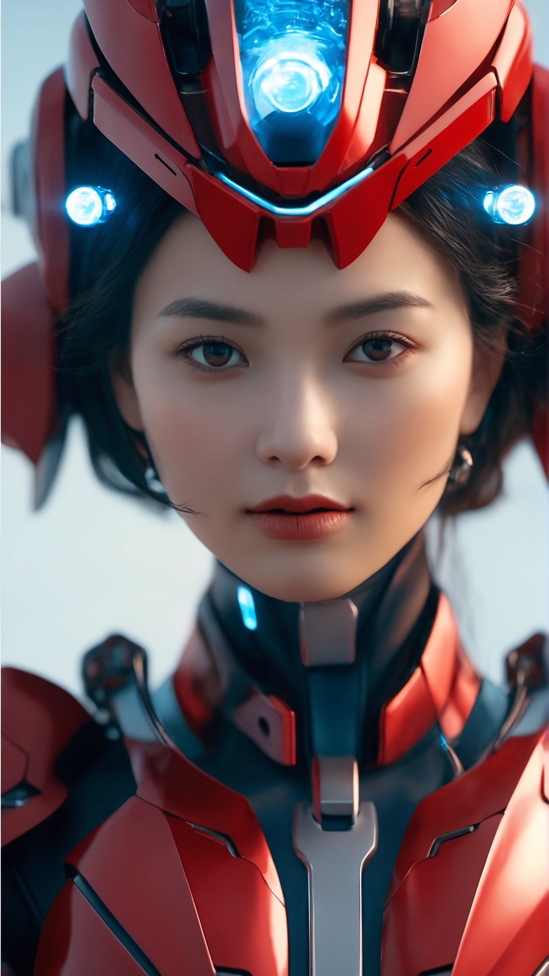 masterpiece,{{{best quality}}},(illustration)),{{{extremely detailed CG unity 8k ,Brilliant light,cinematic lighting,long_focus,women, background , illustration, red colour ,science fiction,mecha,