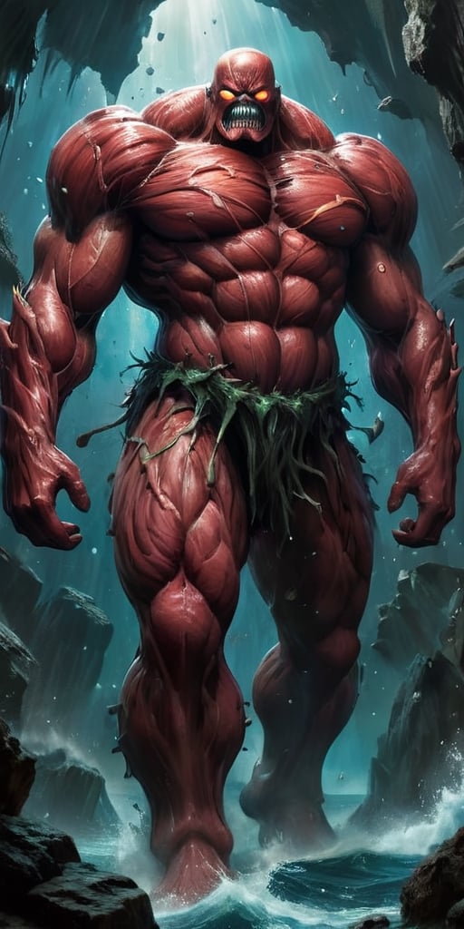 The Abyssal Titan Awoken from the depths of a dark ocean planet, a colossal titan emerges. Its body is a patchwork of grotesque features—eyes of different shapes and sizes, mouths that gnash with jagged teeth, and limbs ending in razor-sharp appendages. It moves with a slow, purposeful gait, leaving destruction in its wake.
