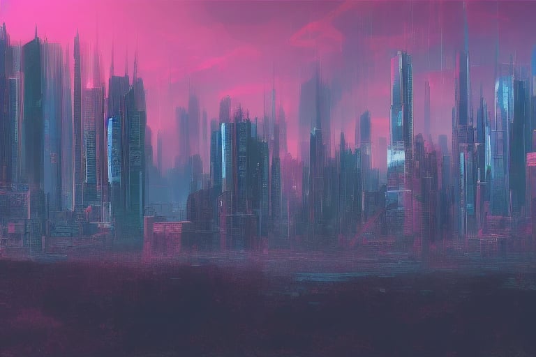 cyberpunk landscape
