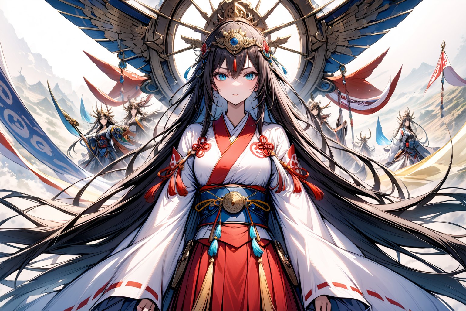 cenital plane, skin flag of Japan perfect and detail, person with the flag of Perú in the background, epic,
,SakayanagiArisu,Expressiveh,japanese_goddess