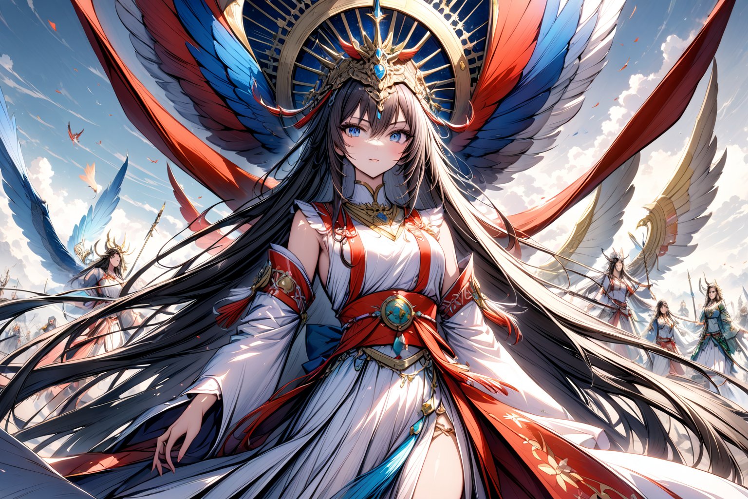 cenital plane, skin flag of Perú perfect and detail, person with the flag of Perú in the background, epic,
,SakayanagiArisu,Expressiveh,japanese_goddess