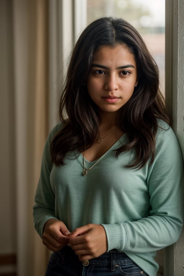 Maria Rodriguez, a shy 15-year-old technology enthusiast who finds solace in Lily after witnessing the crime.