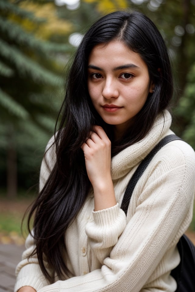 Ana: A literature student, with black hair and dark eyes. She is reserved and shy, but very intelligent and passionate about literature. She has problems relating to others and can be very critical of herself. The protagonist is one of the few with whom she feels comfortable talking about her love of literature.