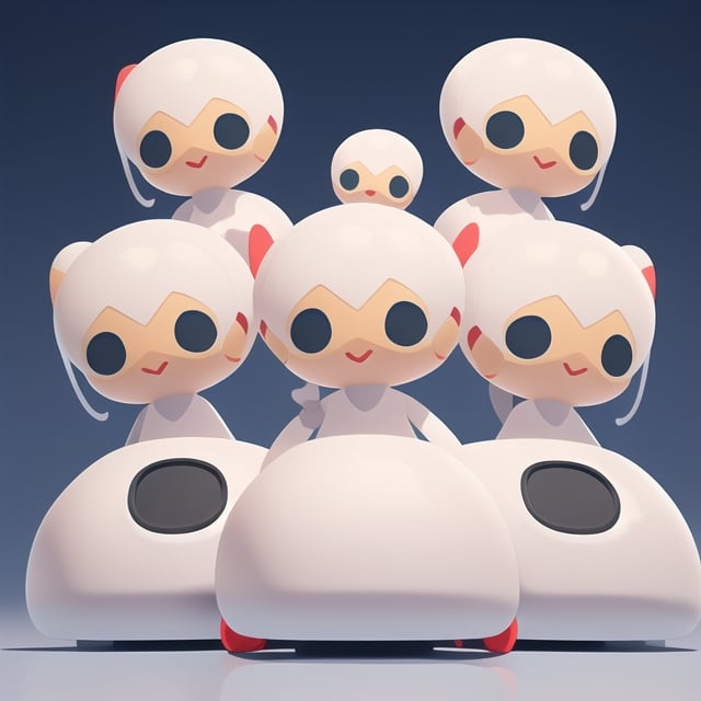 coloredic0n icon, AI Art,3DMM,cute doll