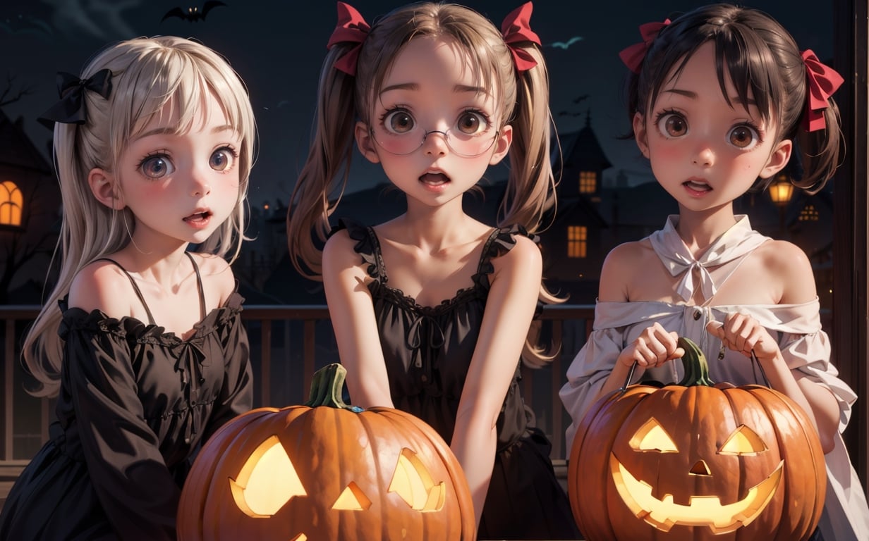 4girls, immatsuri | immiu | imchika | imana
Holloween, ghosts, pumpkin