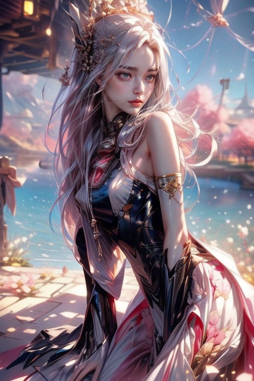  jinx in league of legends 
background flower background  stars background Masterpiece sky, universe angle, upper body,and lower body (brighteyes:1.2)photo of beautiful age 18 girl, pastel hair, freckles sexy, beautiful, close up, young, dslr, 8k, 4k, ultrarealistic, realistic, natural skin, textured skinolo girl holding detail floral print umberalla wearing detail japanese kimono cherry blosom tree detail hair kind face, looks at the viewer, (masterpiece), (best quality), (ultra-high quality), (8k resolution), (over-detailed), (ray tracing), erte 12k, high definition, cinematic, neoprene,, portrait featured on unsplash, stylized digital art, smooth, ultra high definition, 8k, unreal engine 5, ultra sharp focus, intricate artwork masterpiece, ominous, epic, TanvirTamim, trending on artstation, by artgerm, h. r. giger and beksinski, highly detailed, vibranta close up of a woman with white hair and a white mask, beautiful character painting, guweiz, artwork in the style of guweiz, white haired deity, by Yang J, epic exquisite character art, stunning character art, by Fan Qi, by Wuzhun Shifan, guweiz on pixiv artstation,kristinapimenova,alluring_lolita_girl,mecha,behisheroine