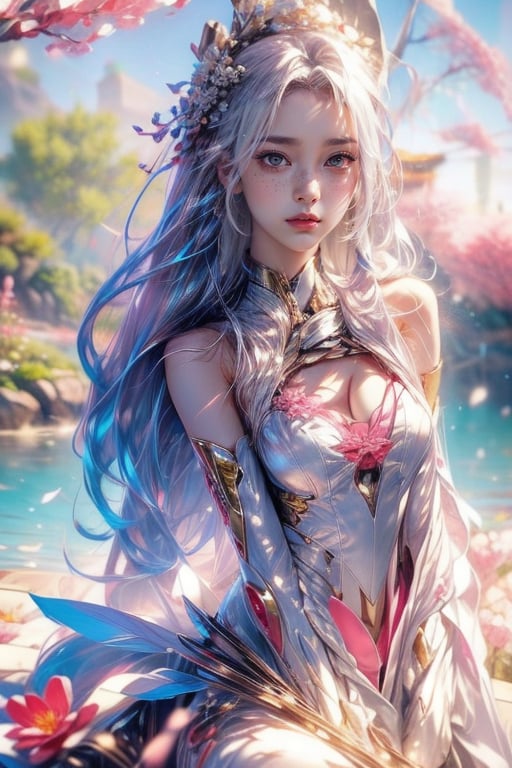  jinx in league of legends 
background flower background  stars background Masterpiece sky, universe angle, upper body,and lower body (brighteyes:1.2)photo of beautiful age 18 girl, pastel hair, freckles sexy, beautiful, close up, young, dslr, 8k, 4k, ultrarealistic, realistic, natural skin, textured skinolo girl holding detail floral print umberalla wearing detail japanese kimono cherry blosom tree detail hair kind face, looks at the viewer, (masterpiece), (best quality), (ultra-high quality), (8k resolution), (over-detailed), (ray tracing), erte 12k, high definition, cinematic, neoprene,, portrait featured on unsplash, stylized digital art, smooth, ultra high definition, 8k, unreal engine 5, ultra sharp focus, intricate artwork masterpiece, ominous, epic, TanvirTamim, trending on artstation, by artgerm, h. r. giger and beksinski, highly detailed, vibranta close up of a woman with white hair and a white mask, beautiful character painting, guweiz, artwork in the style of guweiz, white haired deity, by Yang J, epic exquisite character art, stunning character art, by Fan Qi, by Wuzhun Shifan, guweiz on pixiv artstation,kristinapimenova,alluring_lolita_girl,mecha,behisheroine,high heels