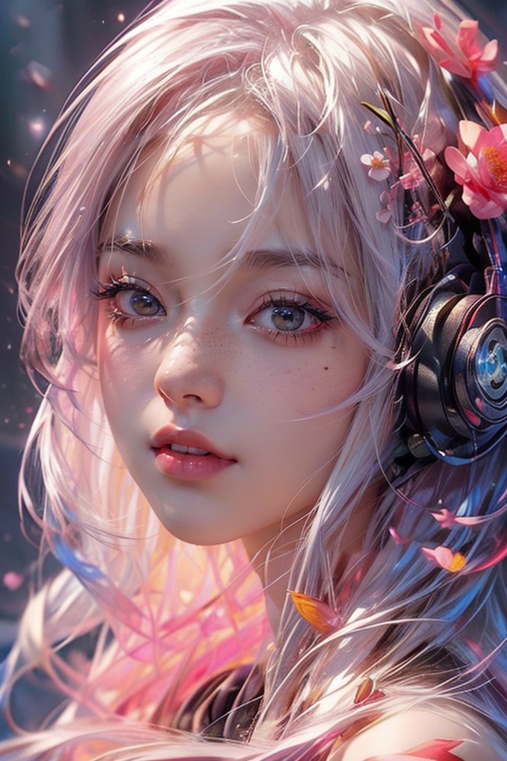  jinx in league of legends 
background flower background  stars background Masterpiece sky, universe angle, upper body,and lower body (brighteyes:1.2)photo of beautiful age 18 girl, pastel hair, freckles sexy, beautiful, close up, young, dslr, 8k, 4k, ultrarealistic, realistic, natural skin, textured skinolo girl holding detail floral print umberalla wearing detail japanese kimono cherry blosom tree detail hair kind face, looks at the viewer, (masterpiece), (best quality), (ultra-high quality), (8k resolution), (over-detailed), (ray tracing), erte 12k, high definition, cinematic, neoprene,, portrait featured on unsplash, stylized digital art, smooth, ultra high definition, 8k, unreal engine 5, ultra sharp focus, intricate artwork masterpiece, ominous, epic, TanvirTamim, trending on artstation, by artgerm, h. r. giger and beksinski, highly detailed, vibranta close up of a woman with white hair and a white mask, beautiful character painting, guweiz, artwork in the style of guweiz, white haired deity, by Yang J, epic exquisite character art, stunning character art, by Fan Qi, by Wuzhun Shifan, guweiz on pixiv artstation,kristinapimenova,alluring_lolita_girl,mecha