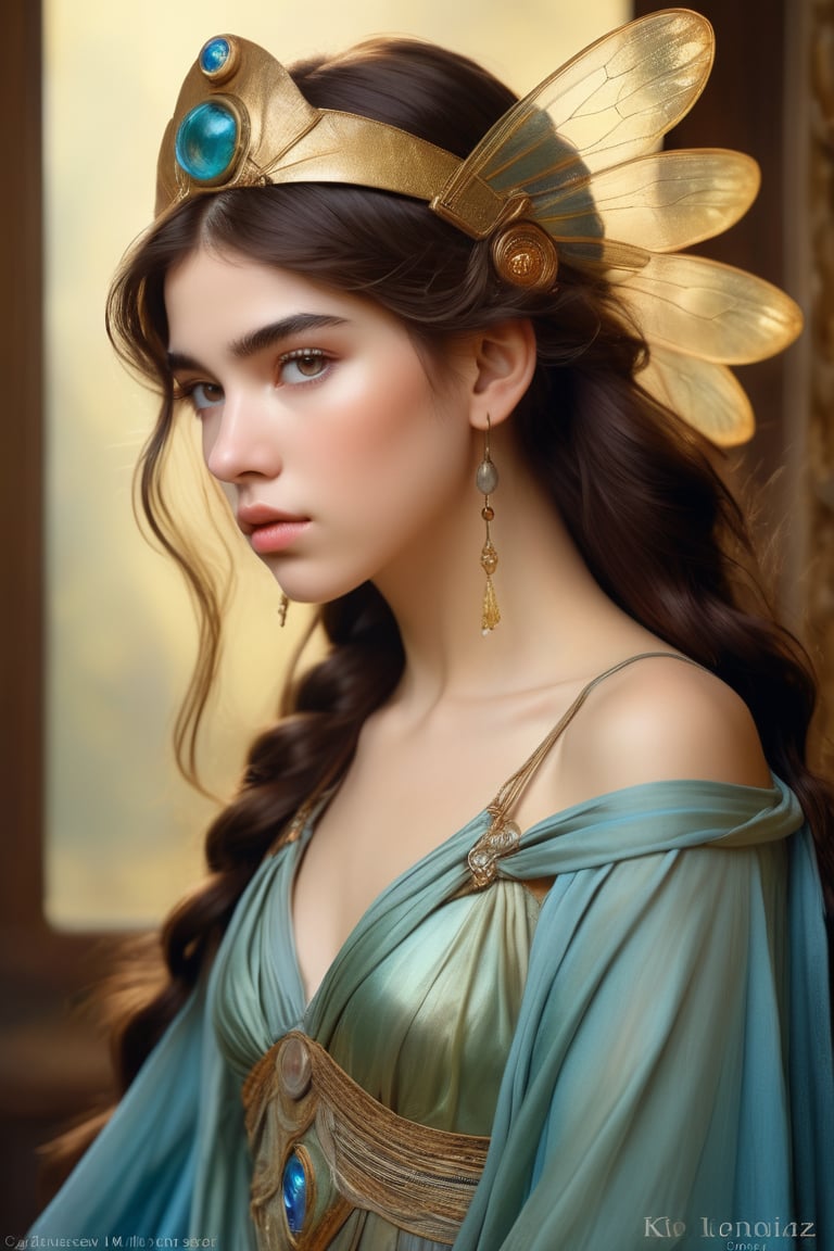 Inspired by Dua Lipa, Realistic photo ~ Auguste Renoir ~ Paul Peel ~ John Singer Sargent ~ Alexandre-Jacques Chantron ~ John William Godward ~ John William Waterhouse ~ Han-Wu Shen ~ Ishitaka Amano ~ Chakrapan Posayakrit ~ Kim Jung Gi ~ Kei Mieno ~ Ikushima Hiroshi ~ WLOP ~ William-Adolphe Bouguereau ~ Alphonse Mucha ~Luis Royo ~ Range Murata ~ Jock Sturges photography ~ David Hamillton photography ~ A stunningly exotic Elezen princess with ethereal alien features, her gentle elegance contrasts with her otherworldly essence. This captivating image is a digital painting, showcasing the princess with delicate features and iridescent skin that shimmers with an otherworldly glow. Every intricate detail of her alien beauty, from her mesmerizing eyes to her jewel-like complexion, is rendered with exquisite precision and depth. The image effortlessly blends fantasy and science fiction, drawing viewers into a richly imaginative world.