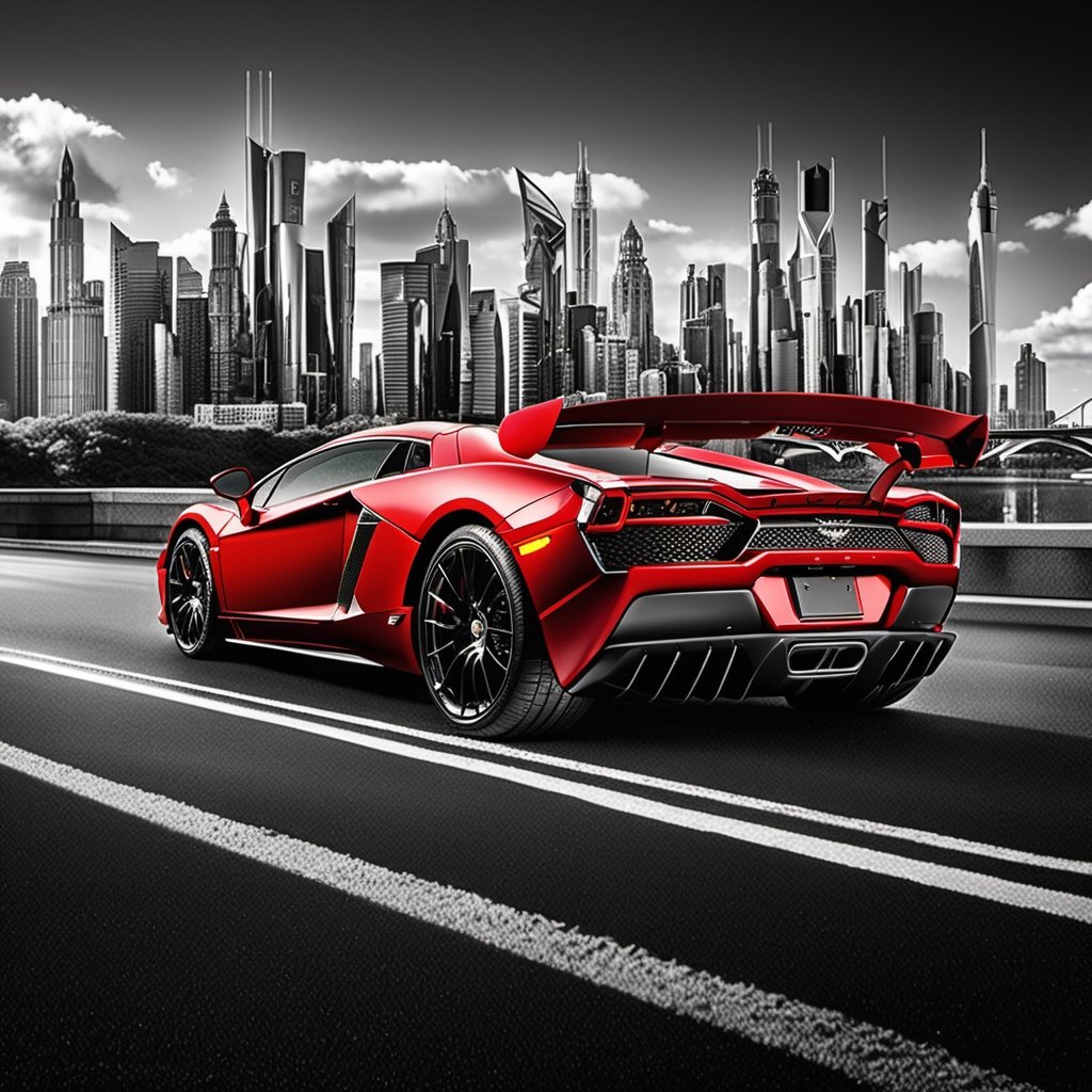 (masterpiece, top quality, best quality, beautiful and aesthetic), extremely detailed, hyper realistic, (Cinmatic:0.4), high_res, wide shot, stunning photorealistic, More Detail, Selective color photography a (Red supercar) against a black and white city landscape backdrop, professional photography, selective color photography, 

Intricate Precision Meticulous Elaborate Exquisite Detailed Complex Fine-grained Obsessive Perfection Microscopic High-definition Elaboration Richness Nuanced Princess Ultra-Realistic Hyper-realism Fine-detailing Thoroughness Prolific Comprehensive Multilayered Intensive Microcosmic Detailed-oriented Masterful In-depth Exactitude Dense Profound

Photorealistic CGI VFX by FrameStore + Weta + Digital + Industrial Light & Magic + DNEG cinematography beautiful celestial filigree imagination dreamlike art hyperdetailed highly intricately detailed hypervivid, intricate details, HDR, beautifully shot, hyper realistic, sharp focus, 64 megapixels, perfect composition, high contrast, cinematic, atmospheric, moody