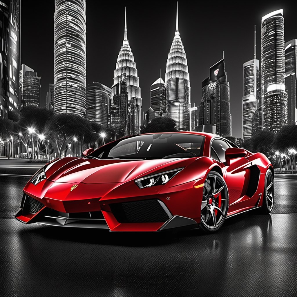 (masterpiece, top quality, best quality, beautiful and aesthetic), extremely detailed, hyper realistic, (Cinmatic:0.4), high_res, wide shot, stunning photorealistic, More Detail, Selective color photography a (Red supercar) against a black and white city landscape backdrop, professional photography, selective color photography, 

Intricate Precision Meticulous Elaborate Exquisite Detailed Complex Fine-grained Obsessive Perfection Microscopic High-definition Elaboration Richness Nuanced Princess Ultra-Realistic Hyper-realism Fine-detailing Thoroughness Prolific Comprehensive Multilayered Intensive Microcosmic Detailed-oriented Masterful In-depth Exactitude Dense Profound

Photorealistic CGI VFX by FrameStore + Weta + Digital + Industrial Light & Magic + DNEG cinematography beautiful celestial filigree imagination dreamlike art hyperdetailed highly intricately detailed hypervivid, intricate details, HDR, beautifully shot, hyper realistic, sharp focus, 64 megapixels, perfect composition, high contrast, cinematic, atmospheric, moody