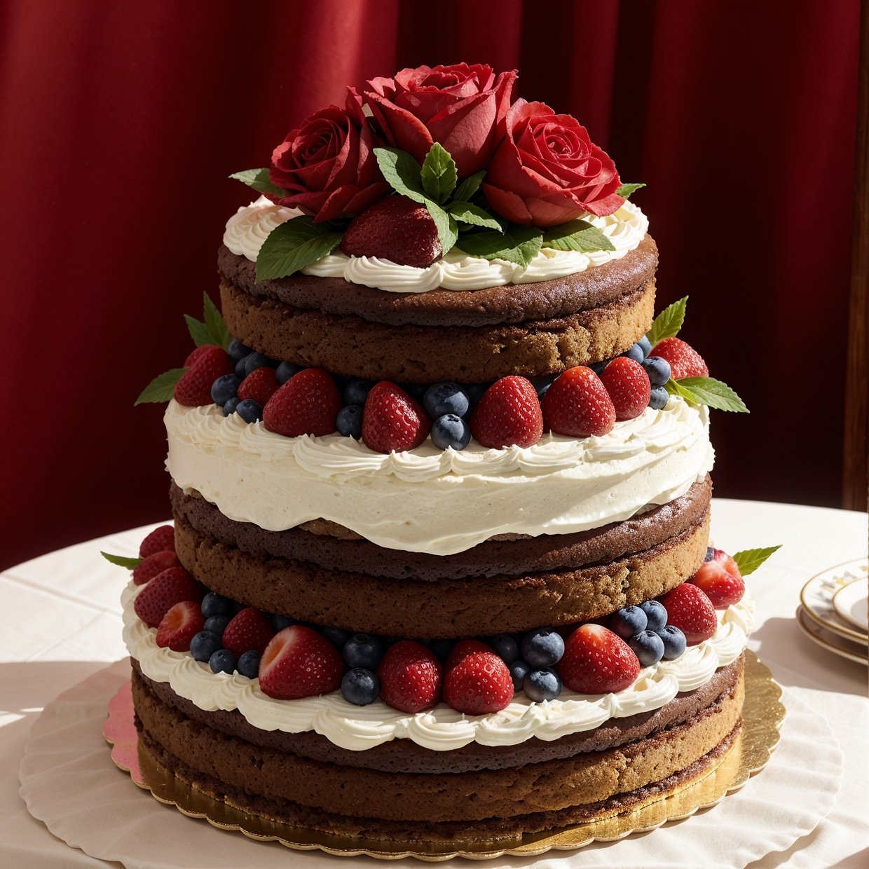 4k, extraordinary multi-layered cake, elegant intricate decoration details,add
