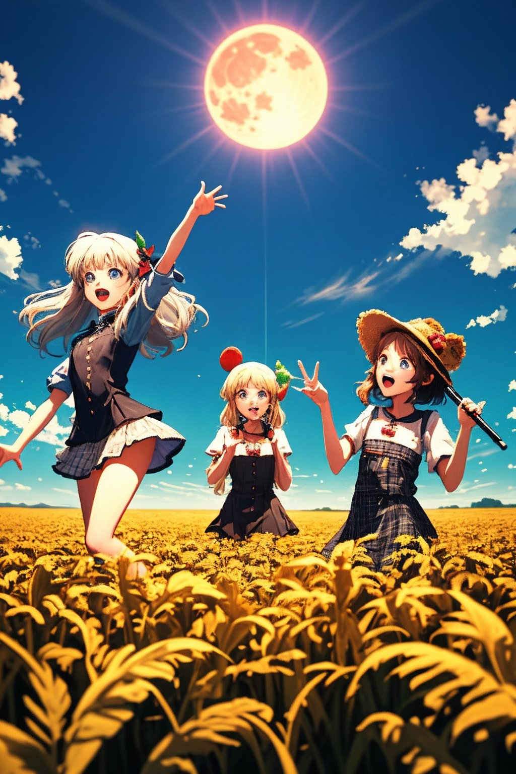 3D CARTOON, SING Girls, Harvest Moon